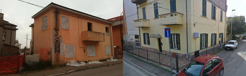 Immagini pubblicate dal Comune di Pescara