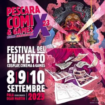 Manifesto ufficiale Pescara Comix e Games 2023
