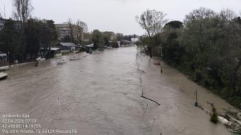 Fiume maltempo allarme